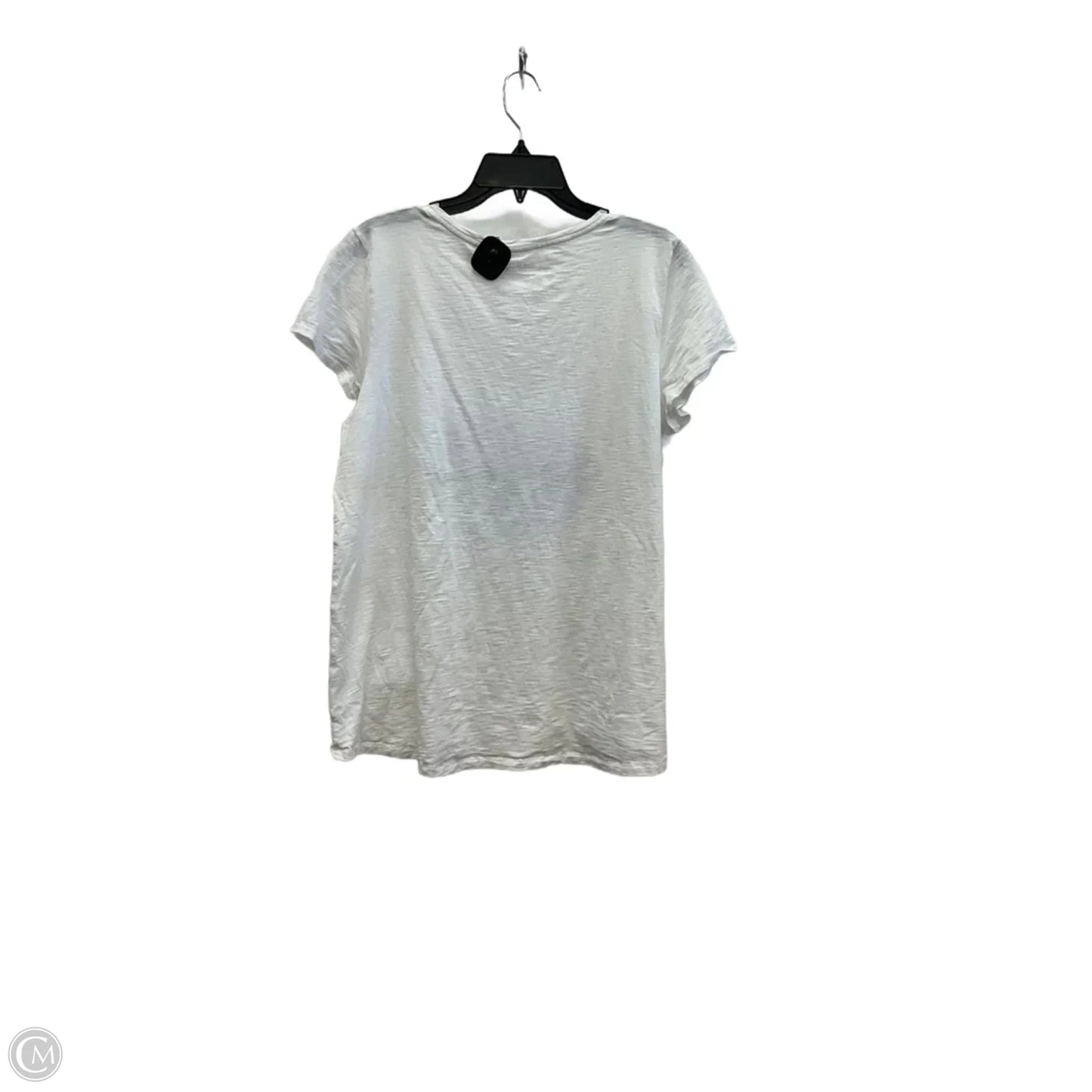 Top Short Sleeve Designer By Lilly Pulitzer In White, Size: Xl