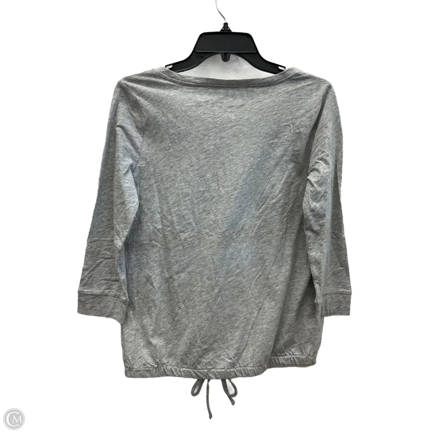 Top Long Sleeve By Loft In Grey, Size: Sp