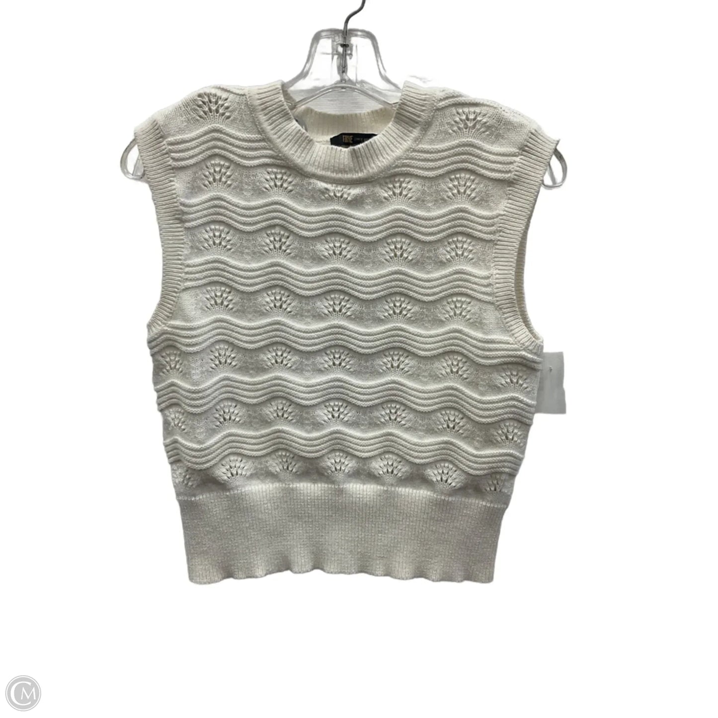 Vest Designer By Frye In White, Size: S