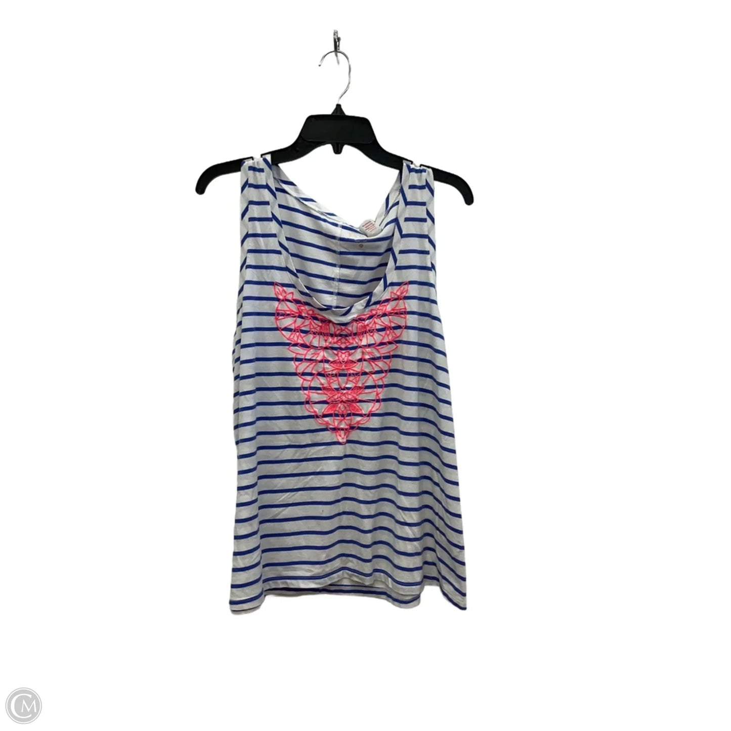 Top Sleeveless Designer By Lilly Pulitzer In Striped Pattern, Size: Xl