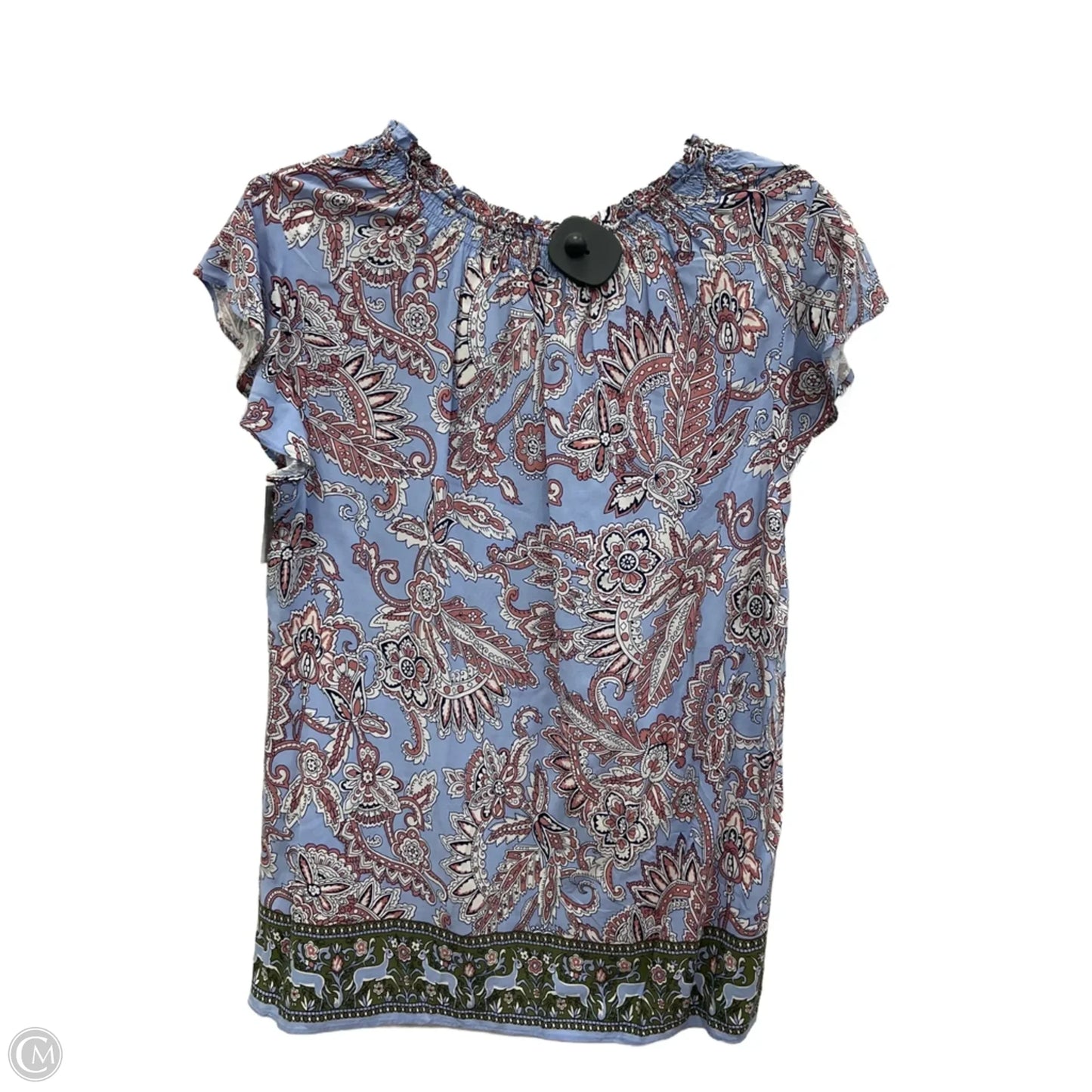 Top Sleeveless By Talbots In Blue, Size: L