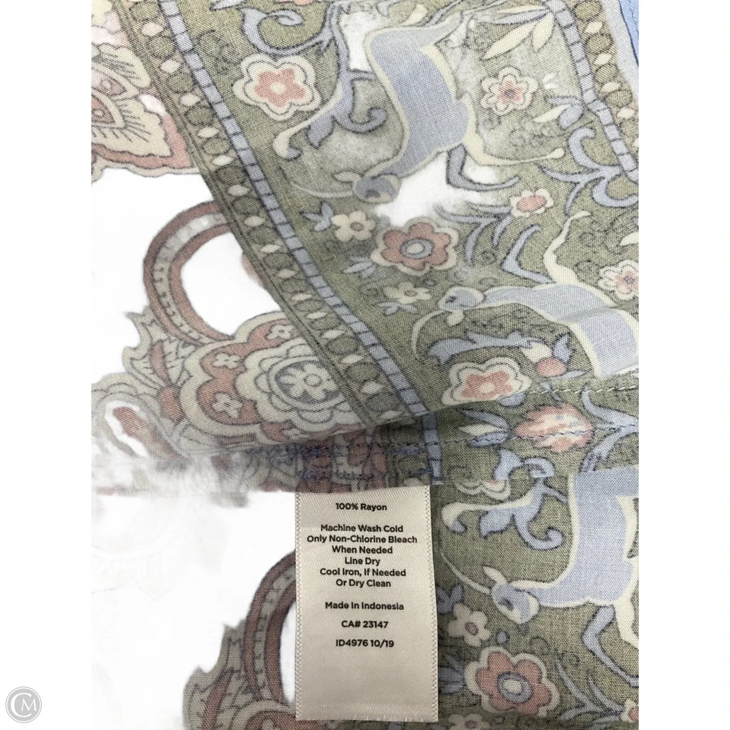 Top Sleeveless By Talbots In Blue, Size: L