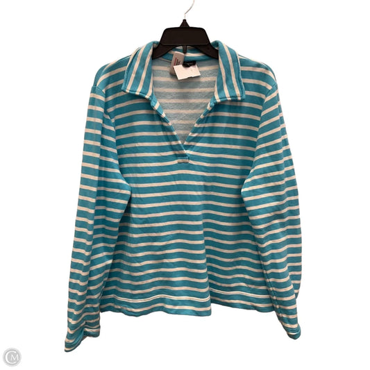 Top Long Sleeve By Talbots In Blue, Size: Xl