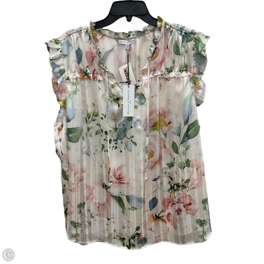 Top Sleeveless By Maison Damelie In Pink, Size: 2x