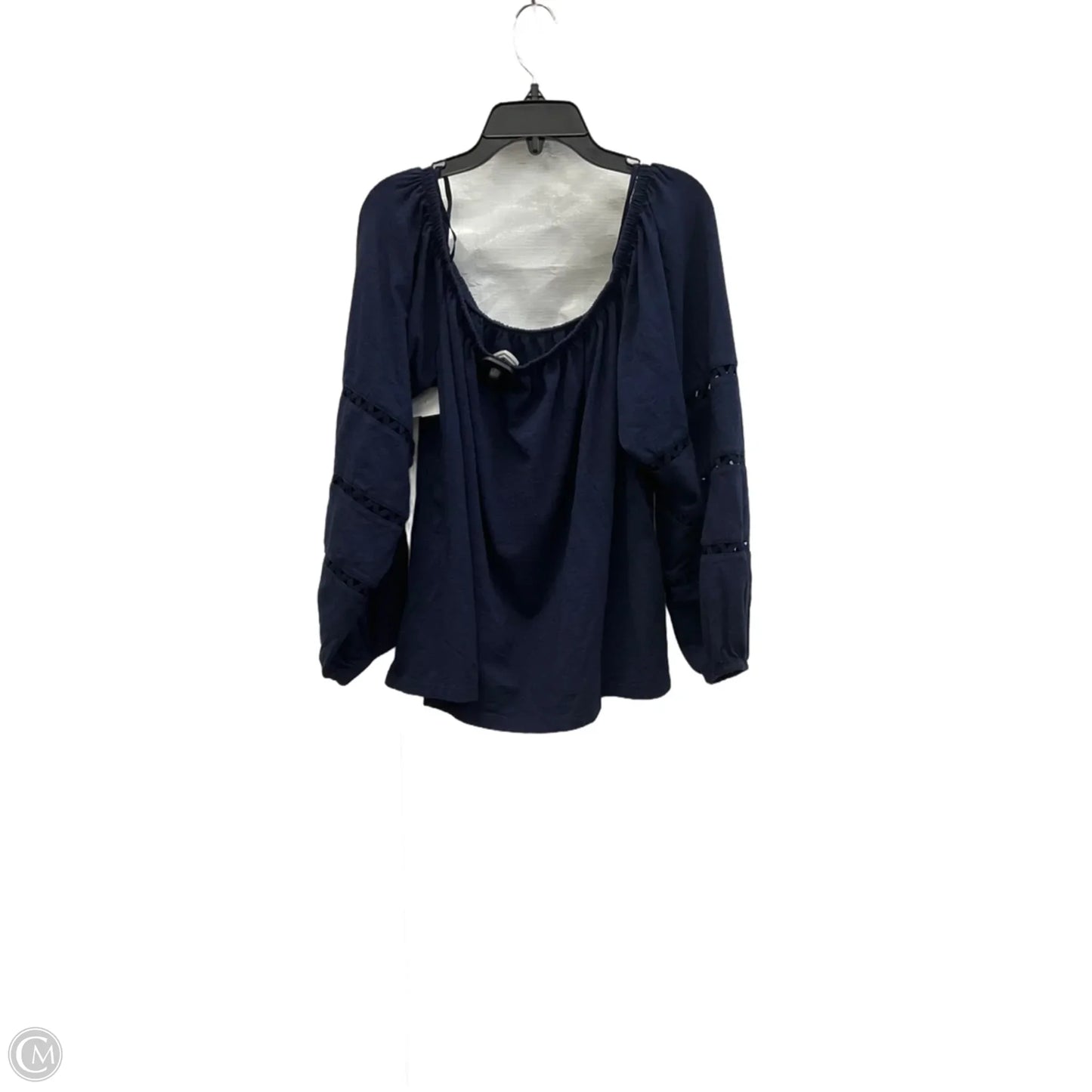 Top Long Sleeve Designer By Lilly Pulitzer In Navy, Size: Xl