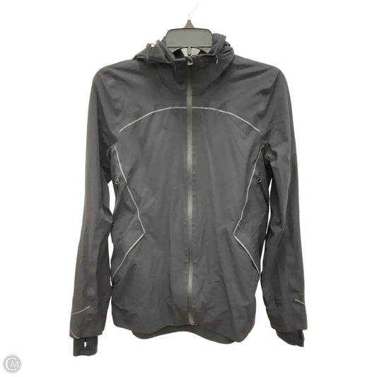 Athletic Jacket By Lululemon In Black, Size: M