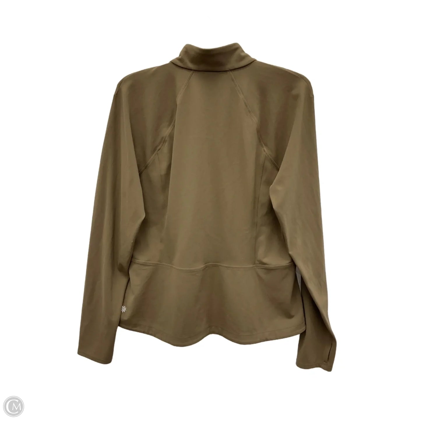 Athletic Jacket By Athleta In Brown, Size: Xl