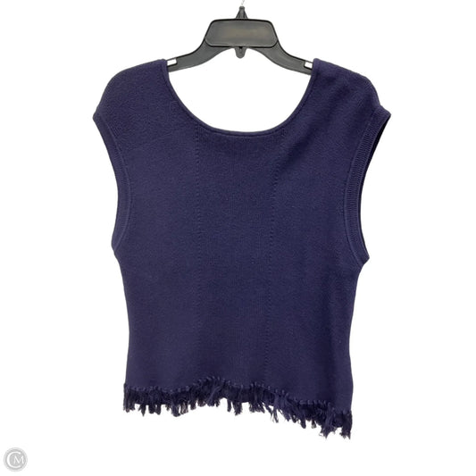 Top Short Sleeve Designer By Lilly Pulitzer In Navy, Size: Xl