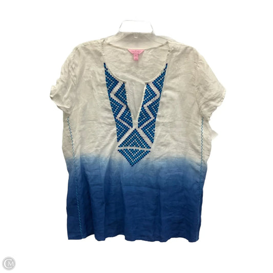 Top Sleeveless Designer By Lilly Pulitzer In Green, Size: Xl