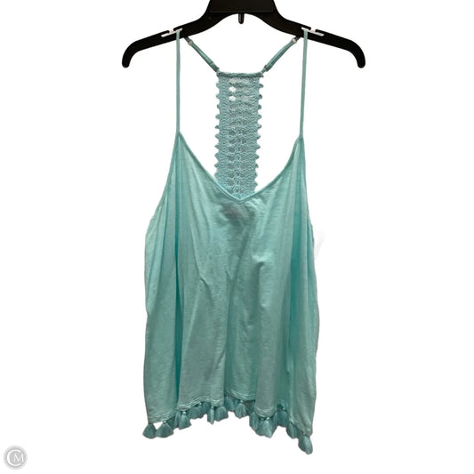 Top Sleeveless Designer By Lilly Pulitzer In Blue, Size: Xl