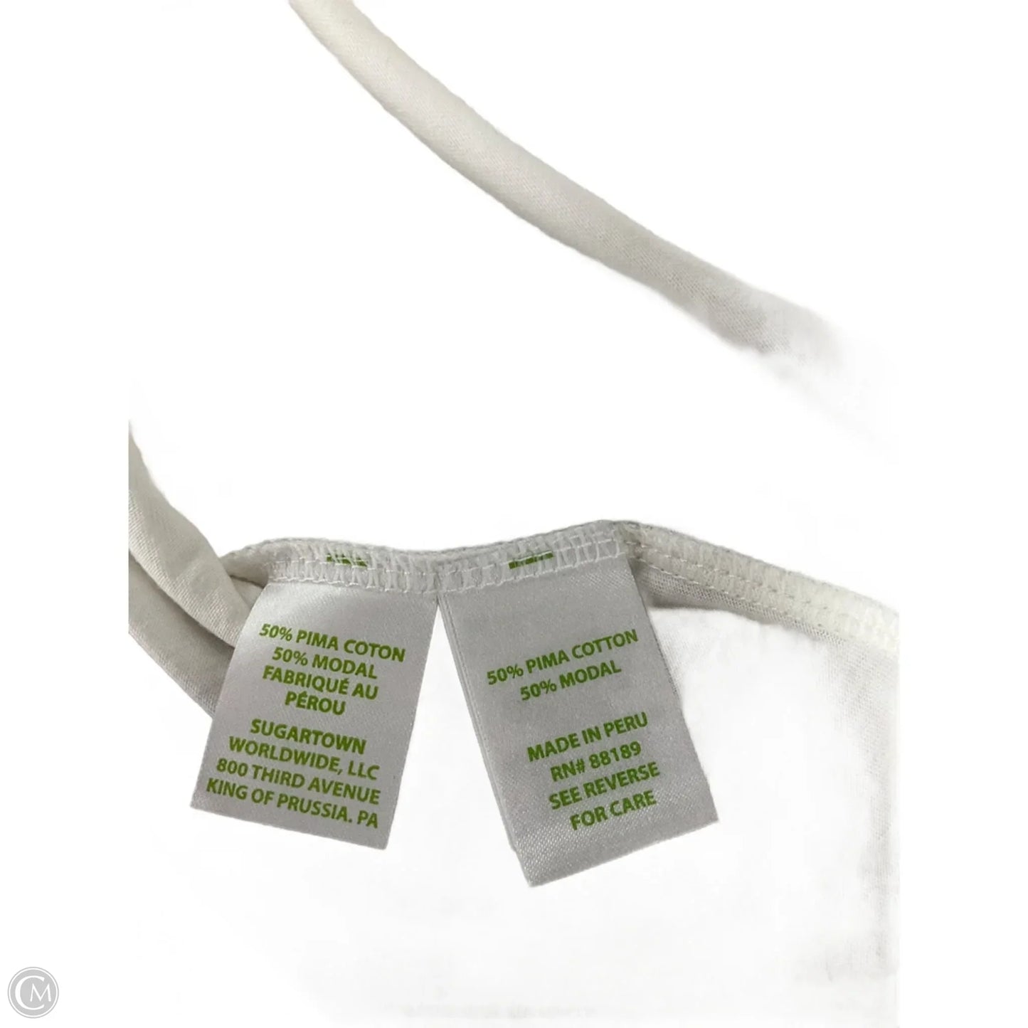 Top Sleeveless Designer By Lilly Pulitzer In White, Size: L