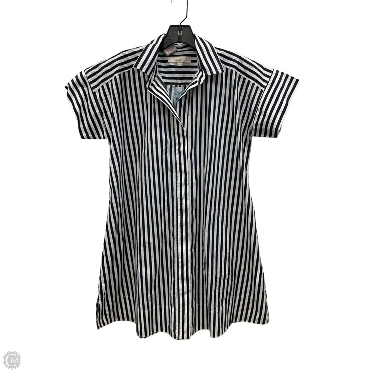Dress Casual Short By Loft In Striped Pattern, Size: Sp