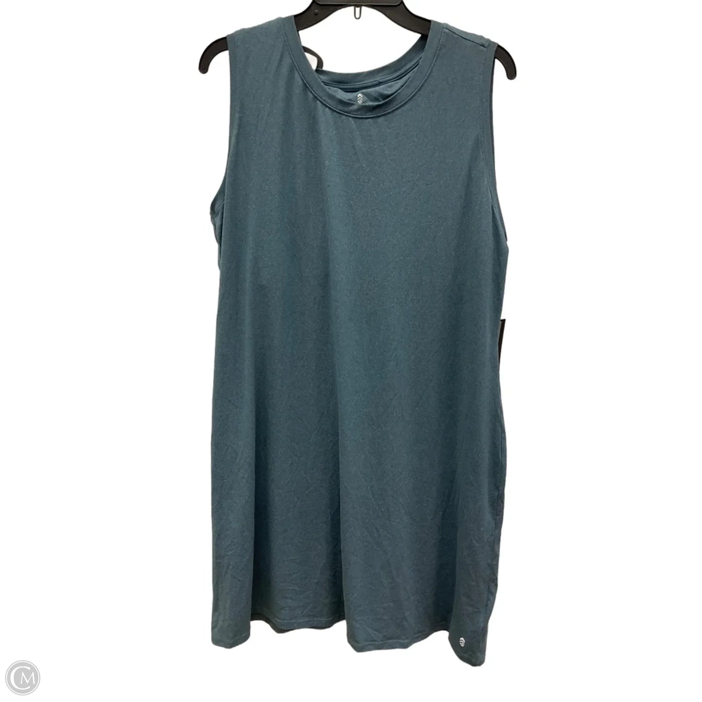 Athletic Dress By Free Country In Blue, Size: Xxl