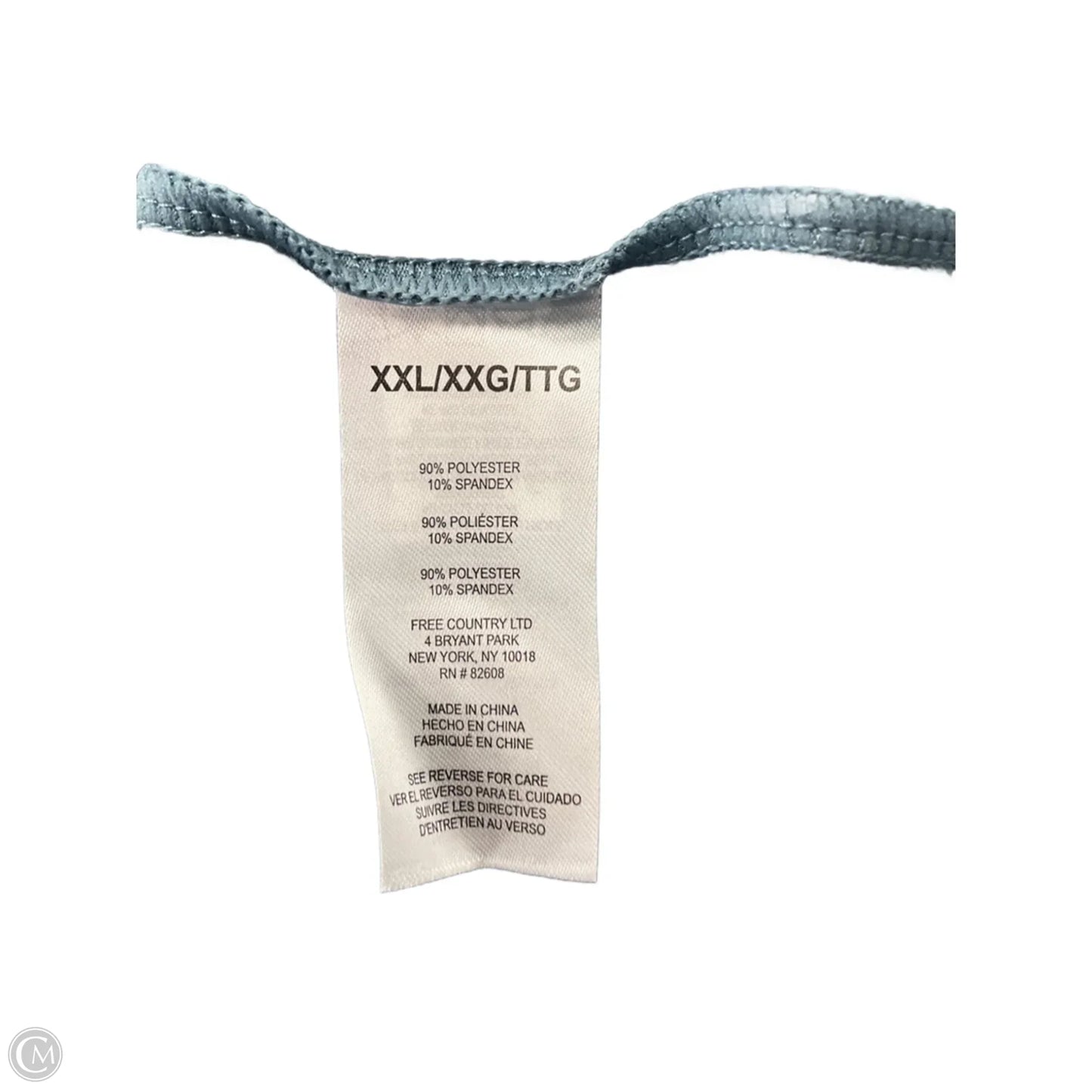 Athletic Dress By Free Country In Blue, Size: Xxl