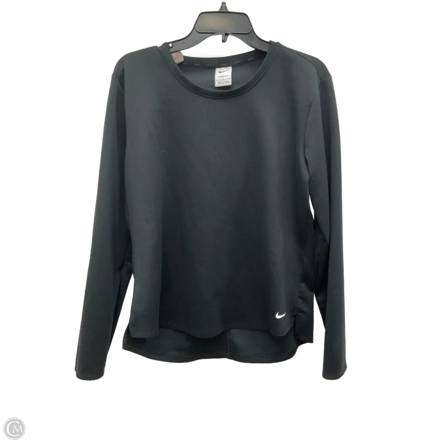 Sweatshirt Crewneck By Nike Apparel In Black, Size: L