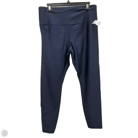 Athletic Leggings By Athleta In Blue, Size: Xl