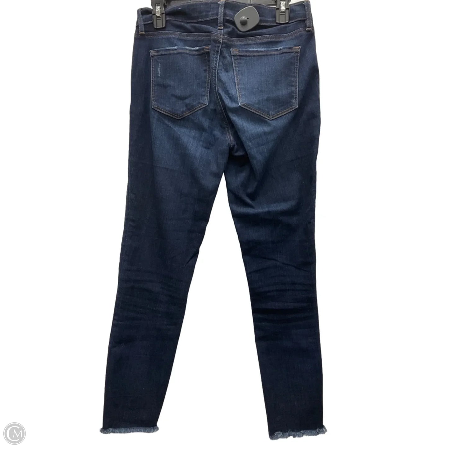 Jeans Skinny By Loft In Blue Denim, Size: 4