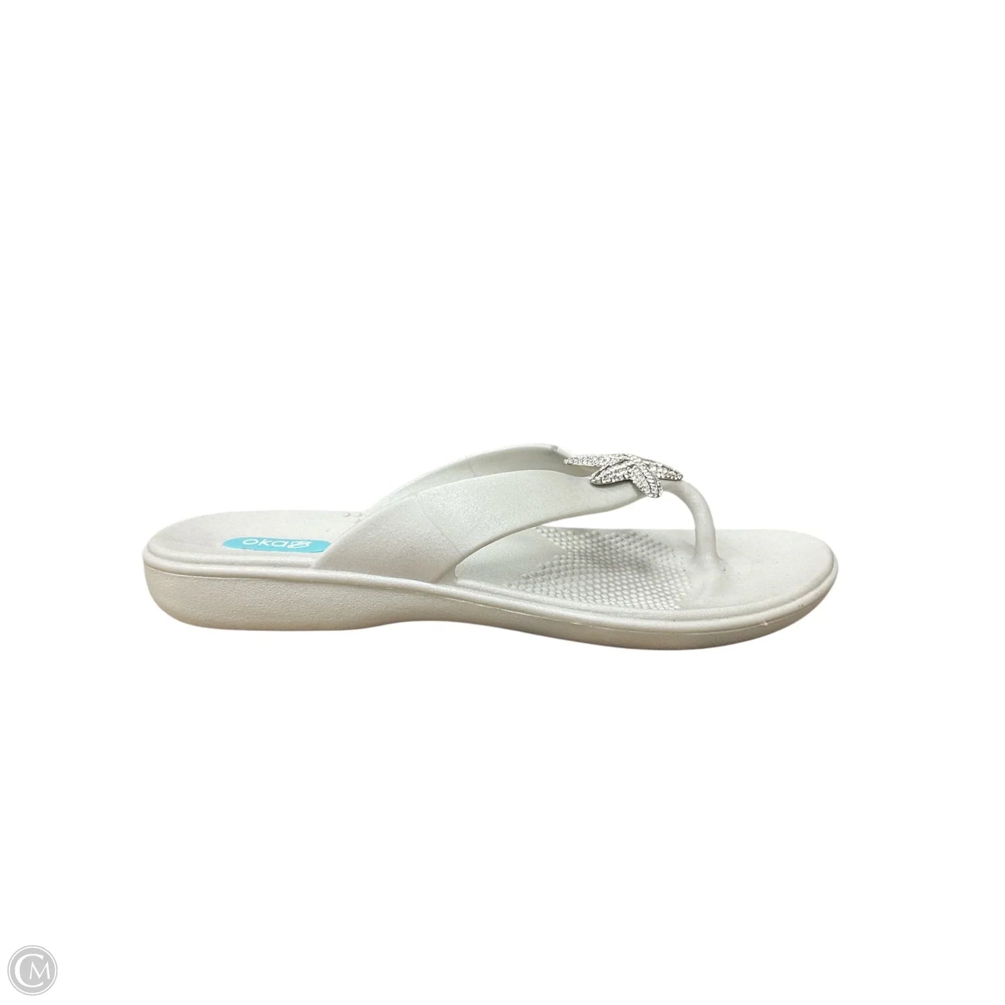 Sandals Flip Flops By Cmc In White, Size: 9