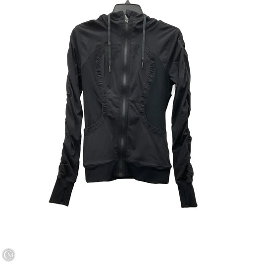 Athletic Jacket By Lululemon In Black, Size: 6