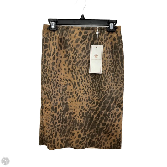 Skirt Mini & Short By Cmc In Animal Print, Size: S