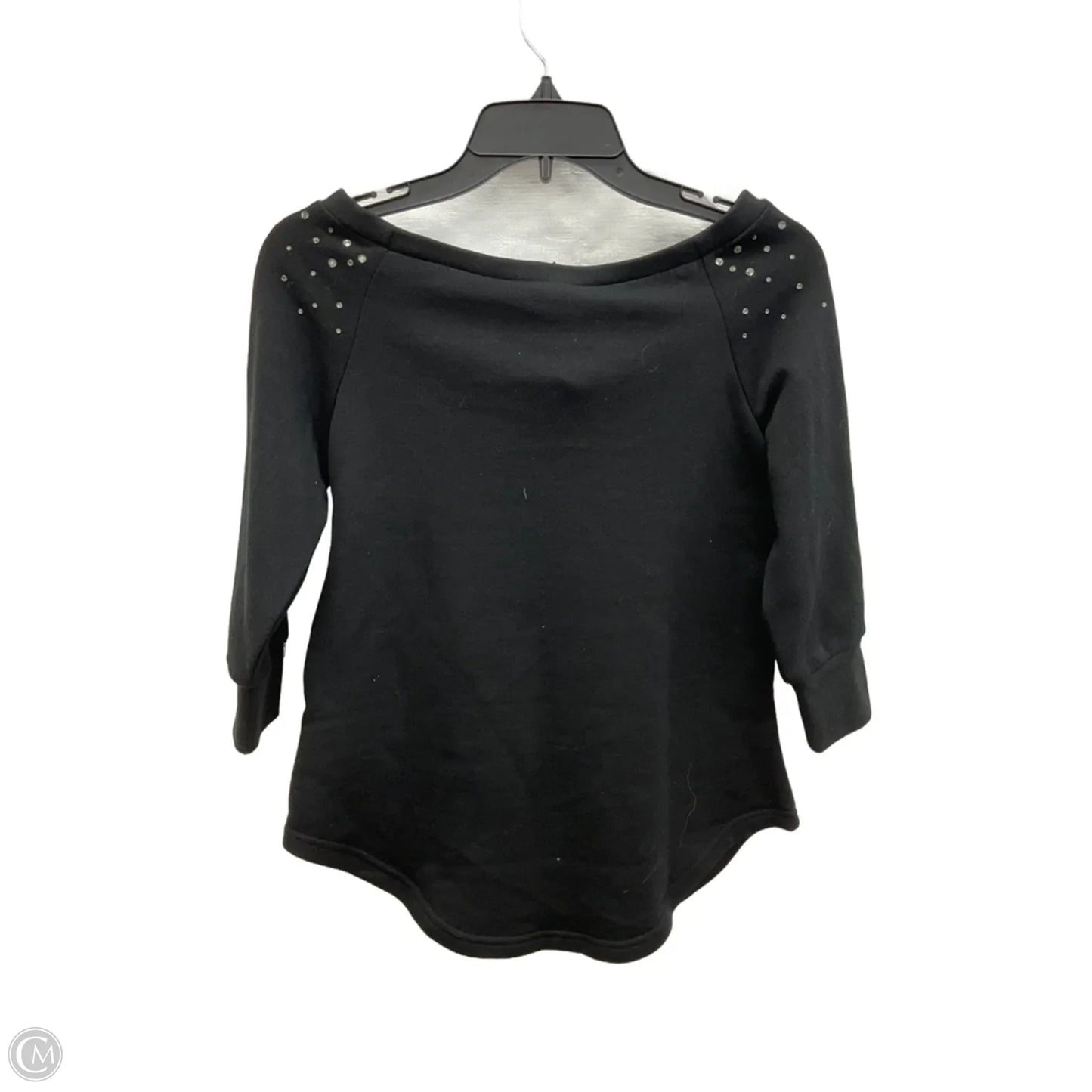 Top 3/4 Sleeve By Dg2 In Black, Size: Xs