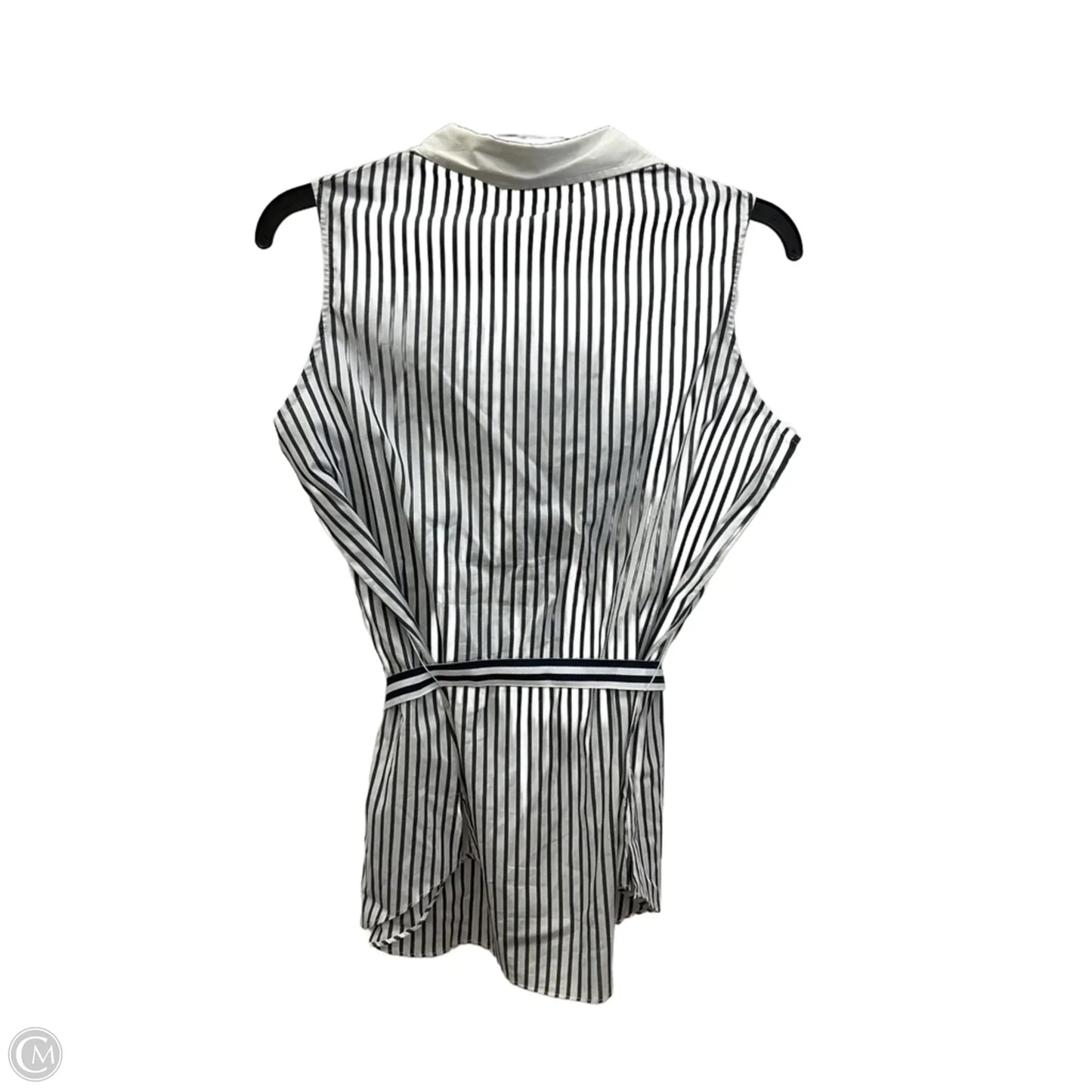 Top Sleeveless By Dg2 In Striped Pattern, Size: Xs