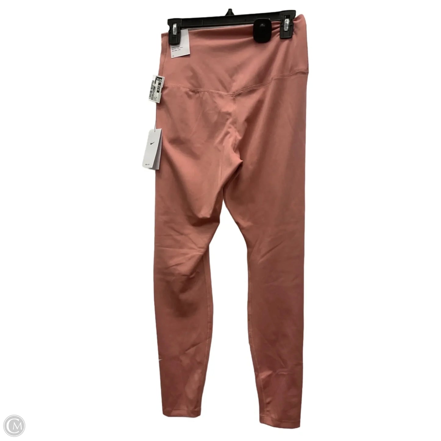Athletic Leggings By Nike Apparel In Pink, Size: M