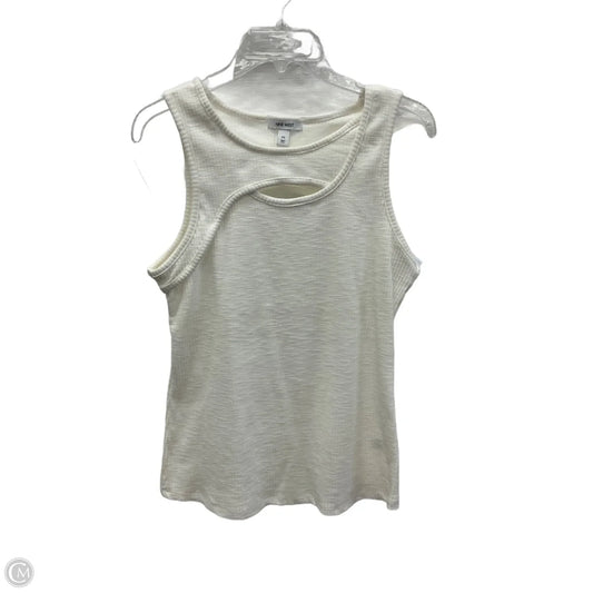 Top Sleeveless Basic By Nine West In Rainbow Print, Size: M