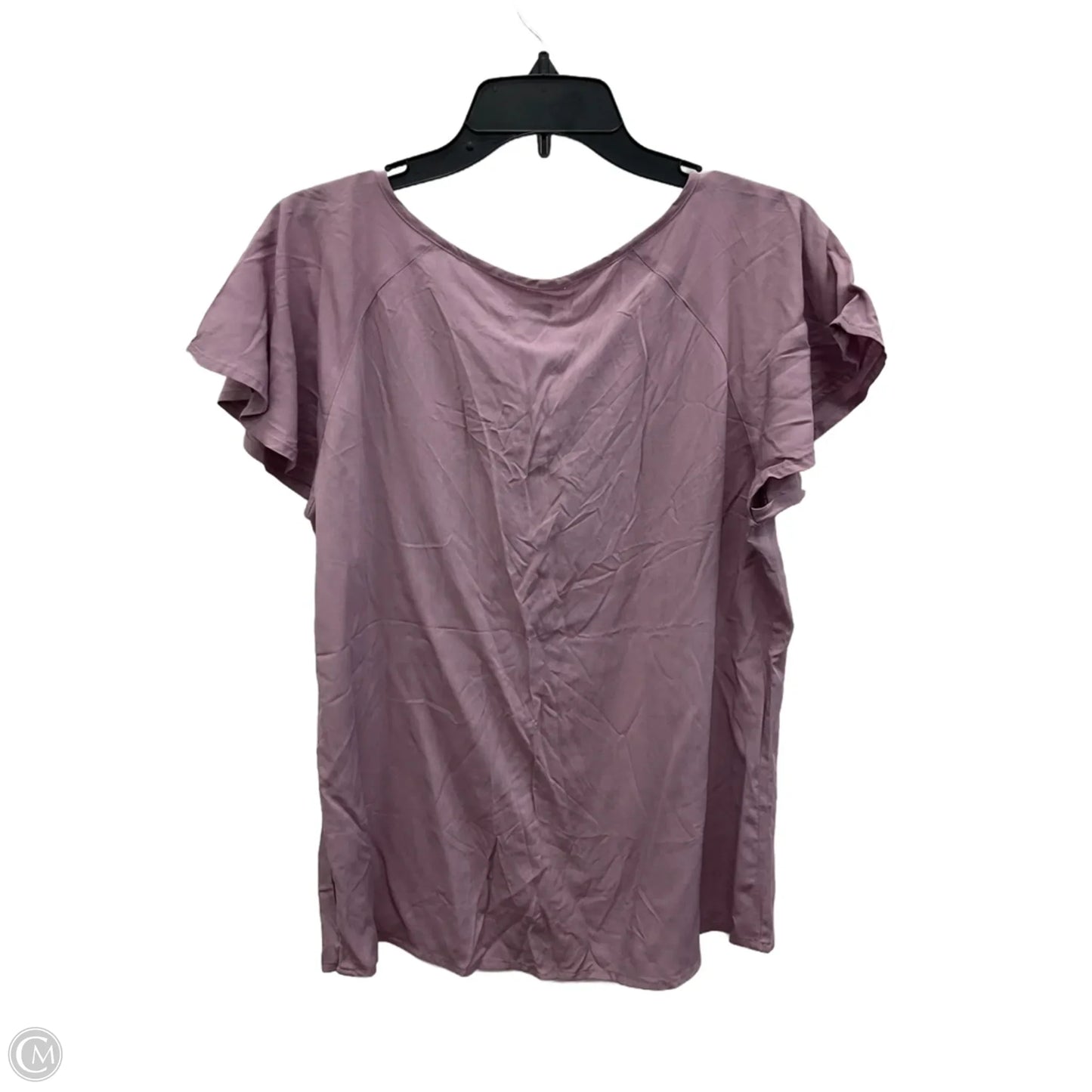 Top Short Sleeve By Coco And Carmen In Purple, Size: S