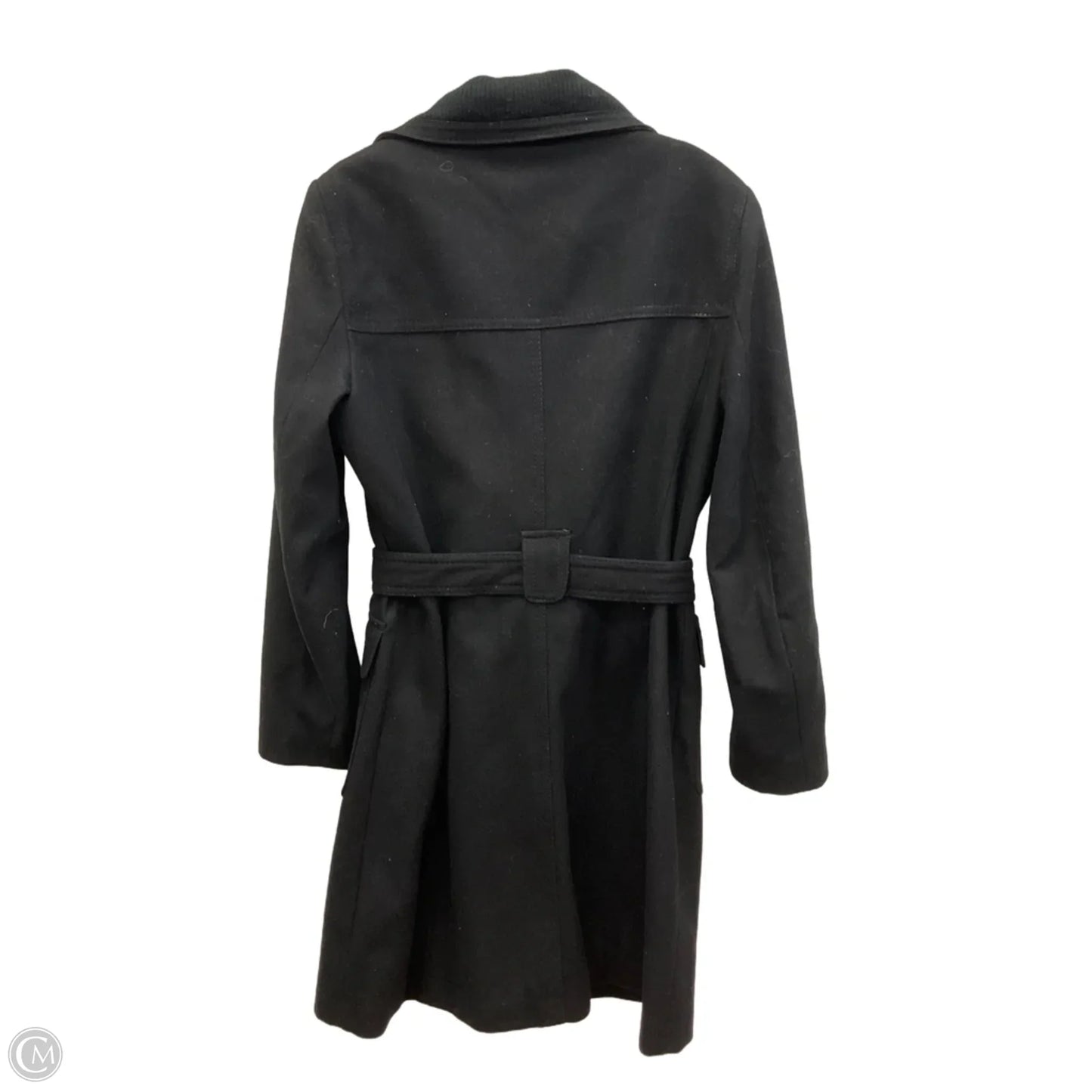 Coat Trench Coat By Esprit In Black, Size: L