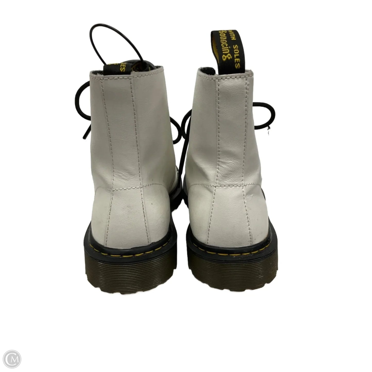 Boots Combat By Dr Martens In White, Size: 11