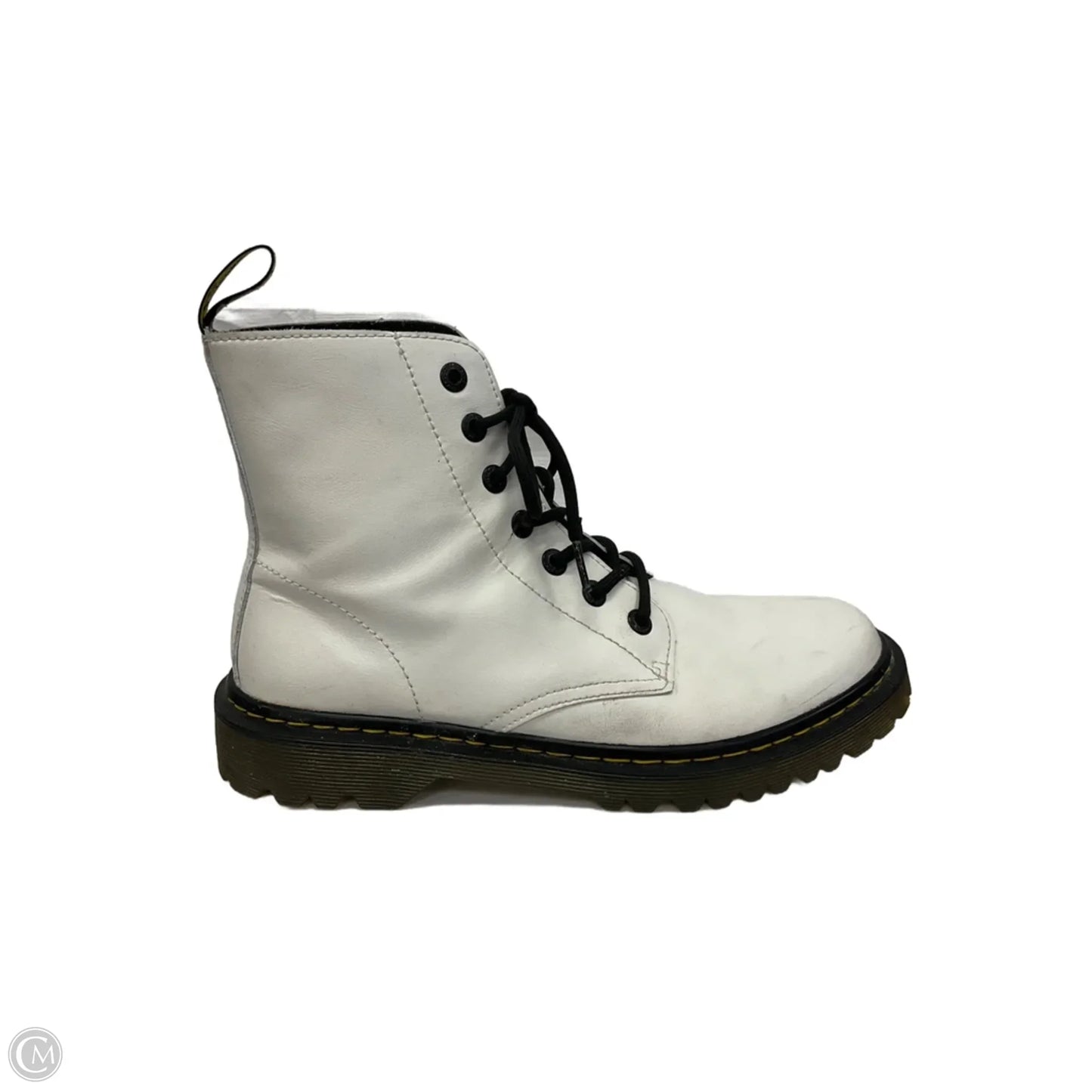 Boots Combat By Dr Martens In White, Size: 11