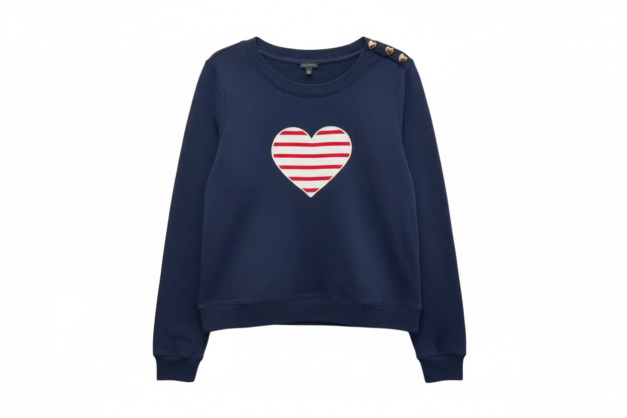 Sweatshirt Crewneck By Talbots In Blue, Size: L