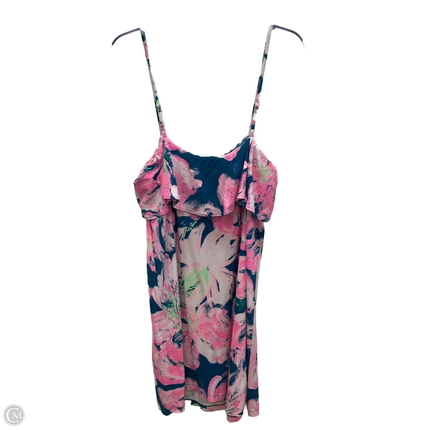 Dress Designer By Lilly Pulitzer In Floral Print, Size: Xl