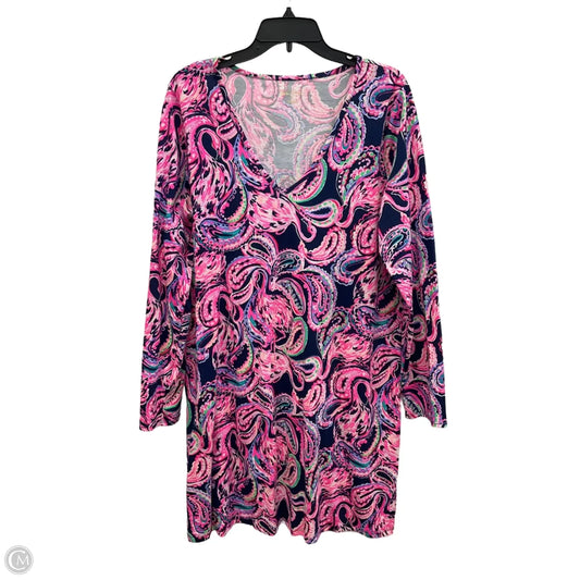Dress Designer By Lilly Pulitzer In Pink & Purple, Size: Xl