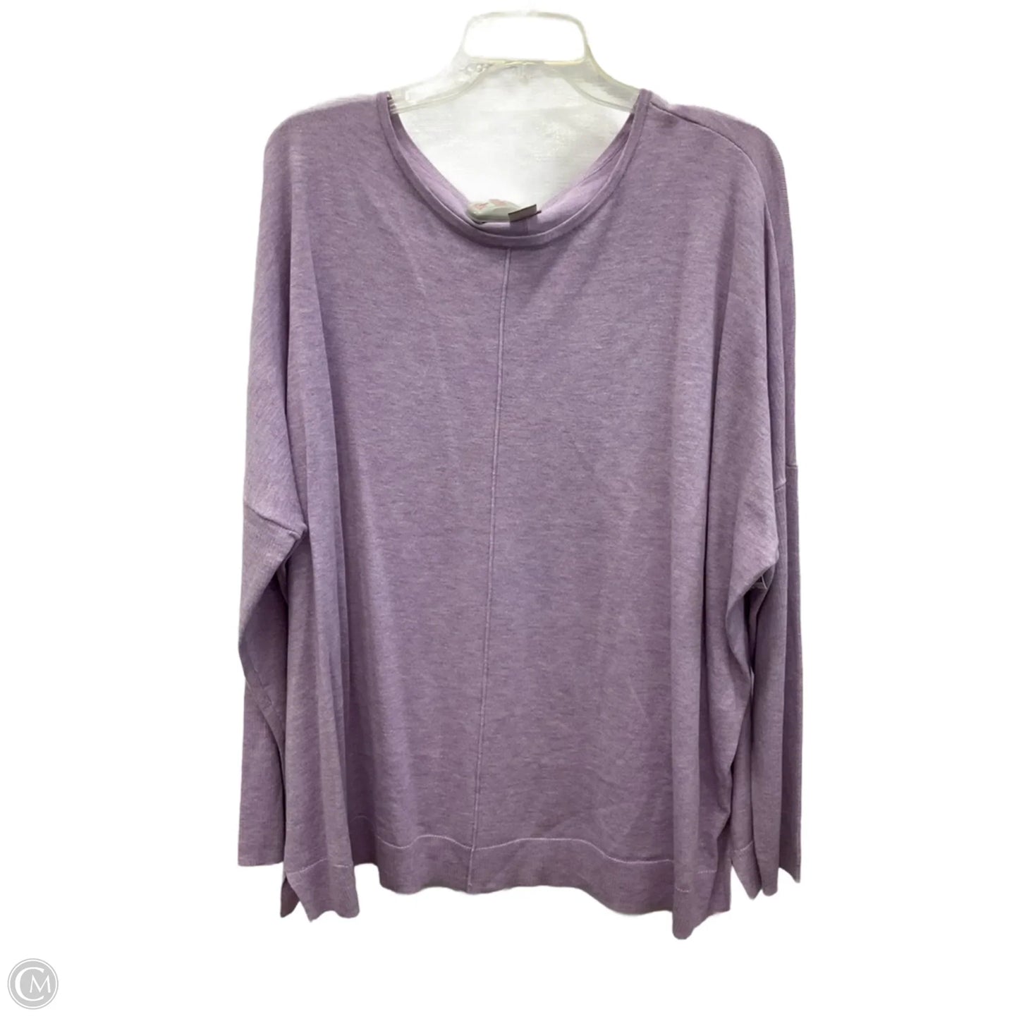 Top Long Sleeve By Chicos In Purple, Size: Xxl