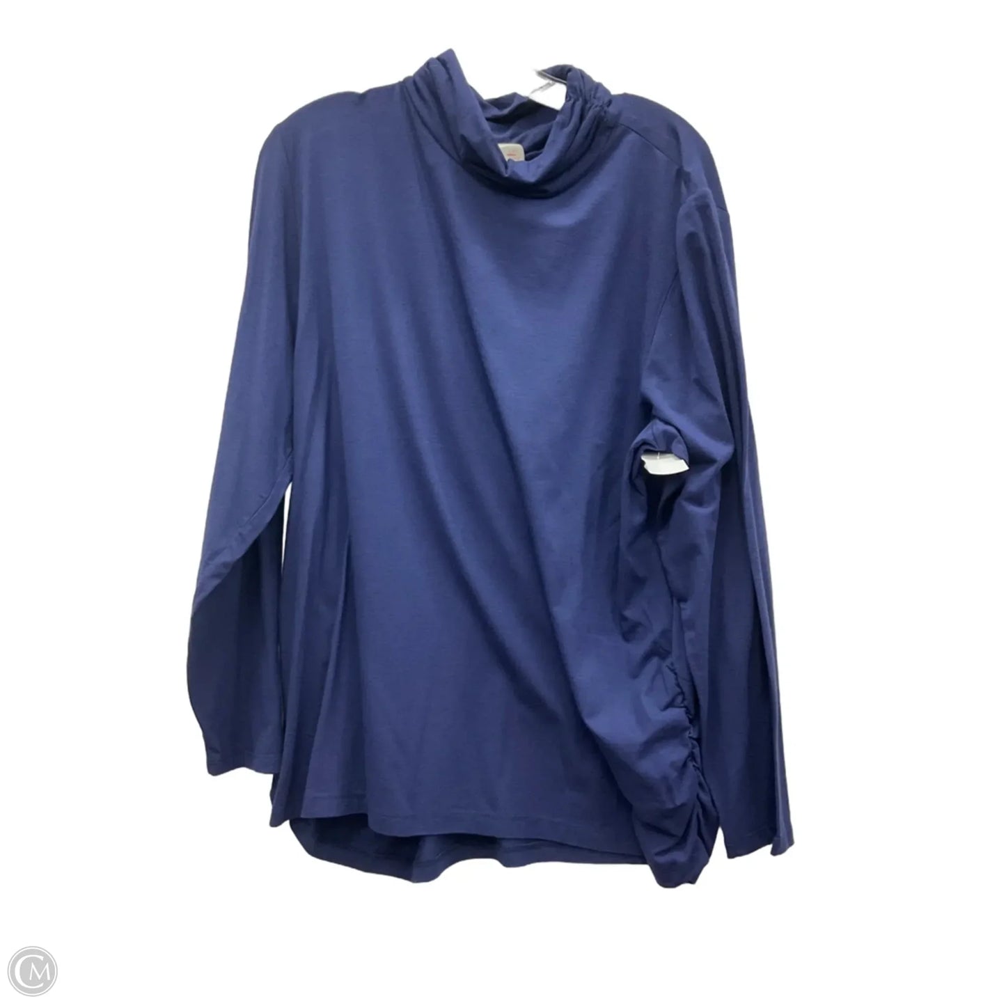 Top Long Sleeve By Coldwater Creek In Blue, Size: 2x