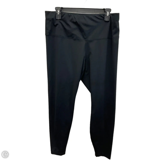 Athletic Leggings Capris By Nike In Black, Size: 1x
