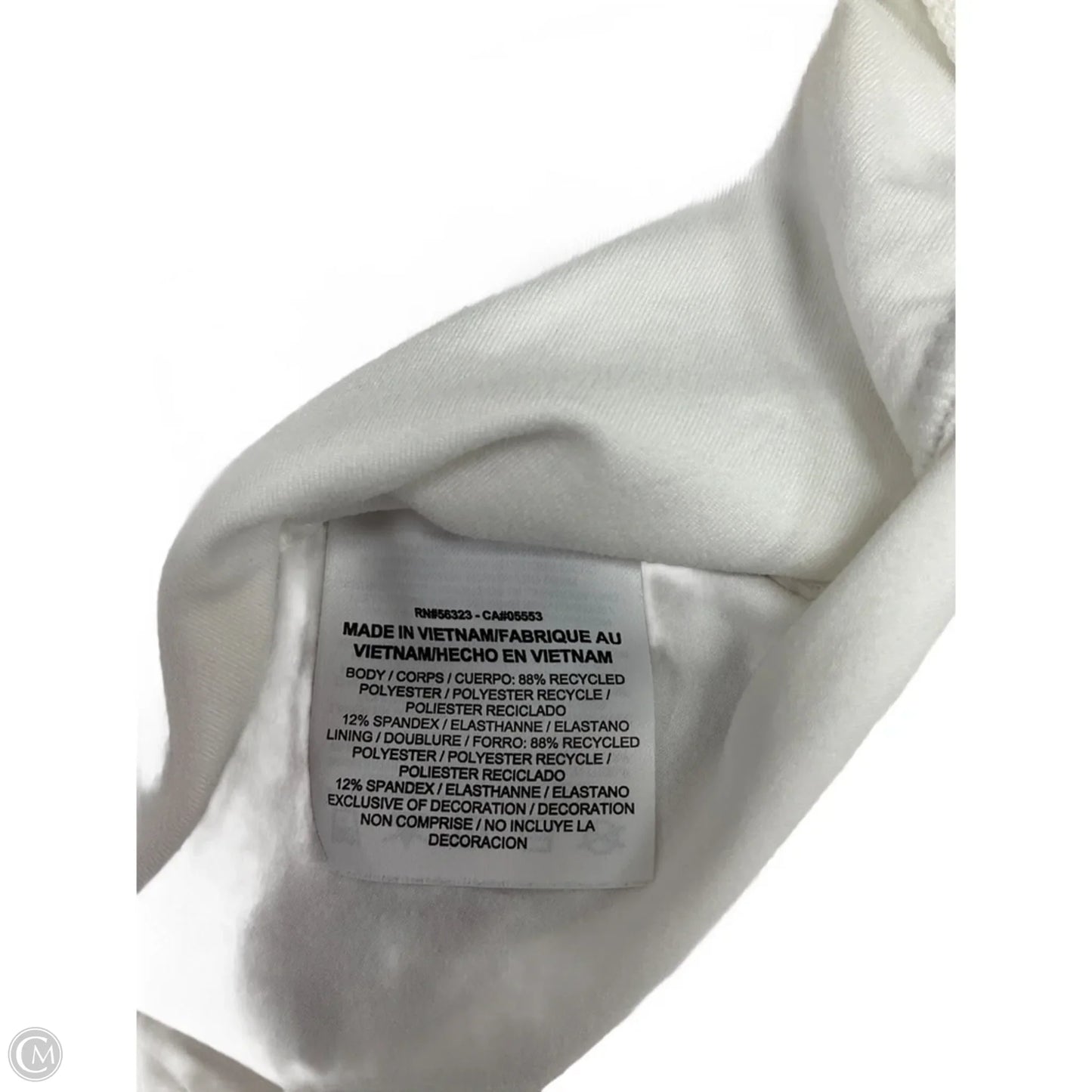 Athletic Tank Top By Nike Apparel In White, Size: L