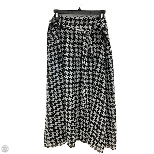 Skirt Maxi By Talbots In Black & White, Size: 14