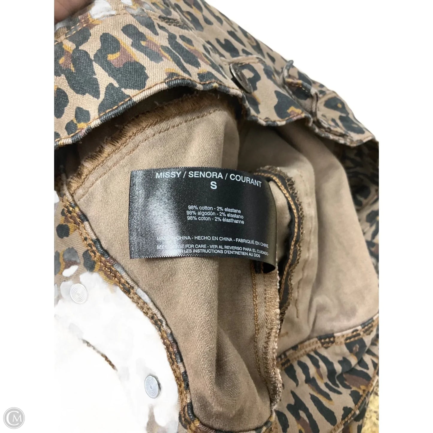 Jacket Other By Nine West In Animal Print, Size: S
