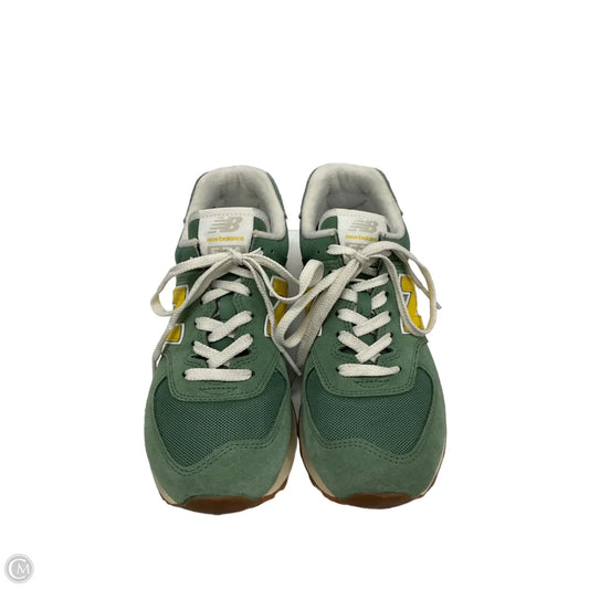 Shoes Sneakers By New Balance In Green, Size: 7