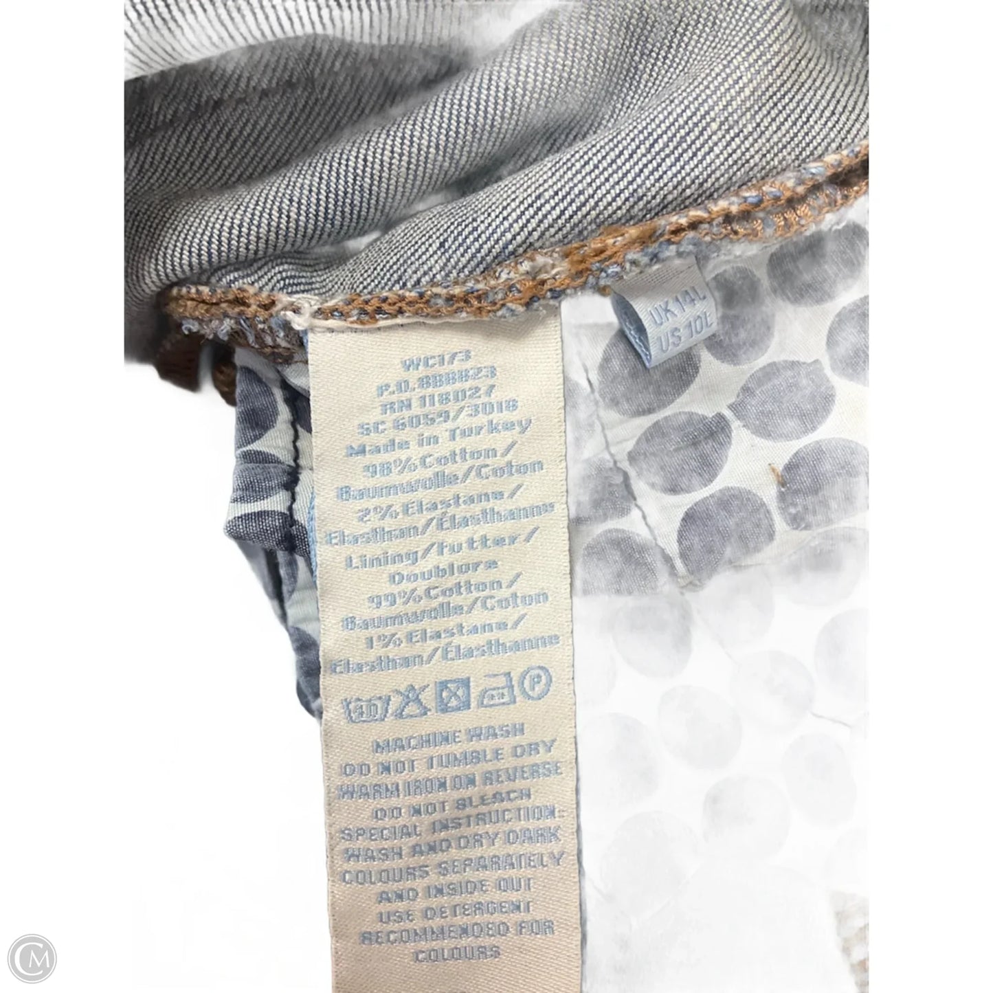 Jeans Straight By Boden In Blue, Size: 10