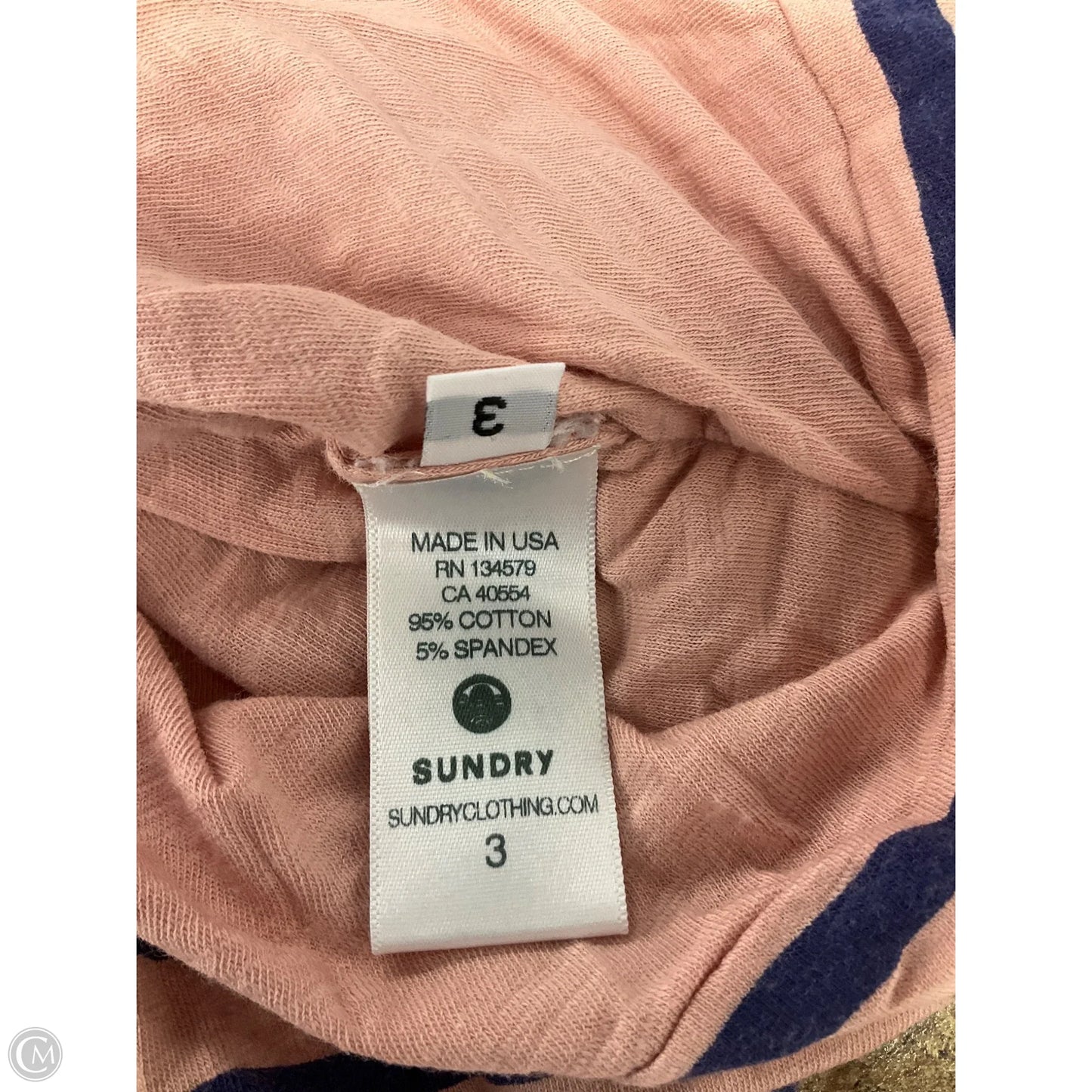 Dress Casual Maxi By Sundry In Striped Pattern, Size: S