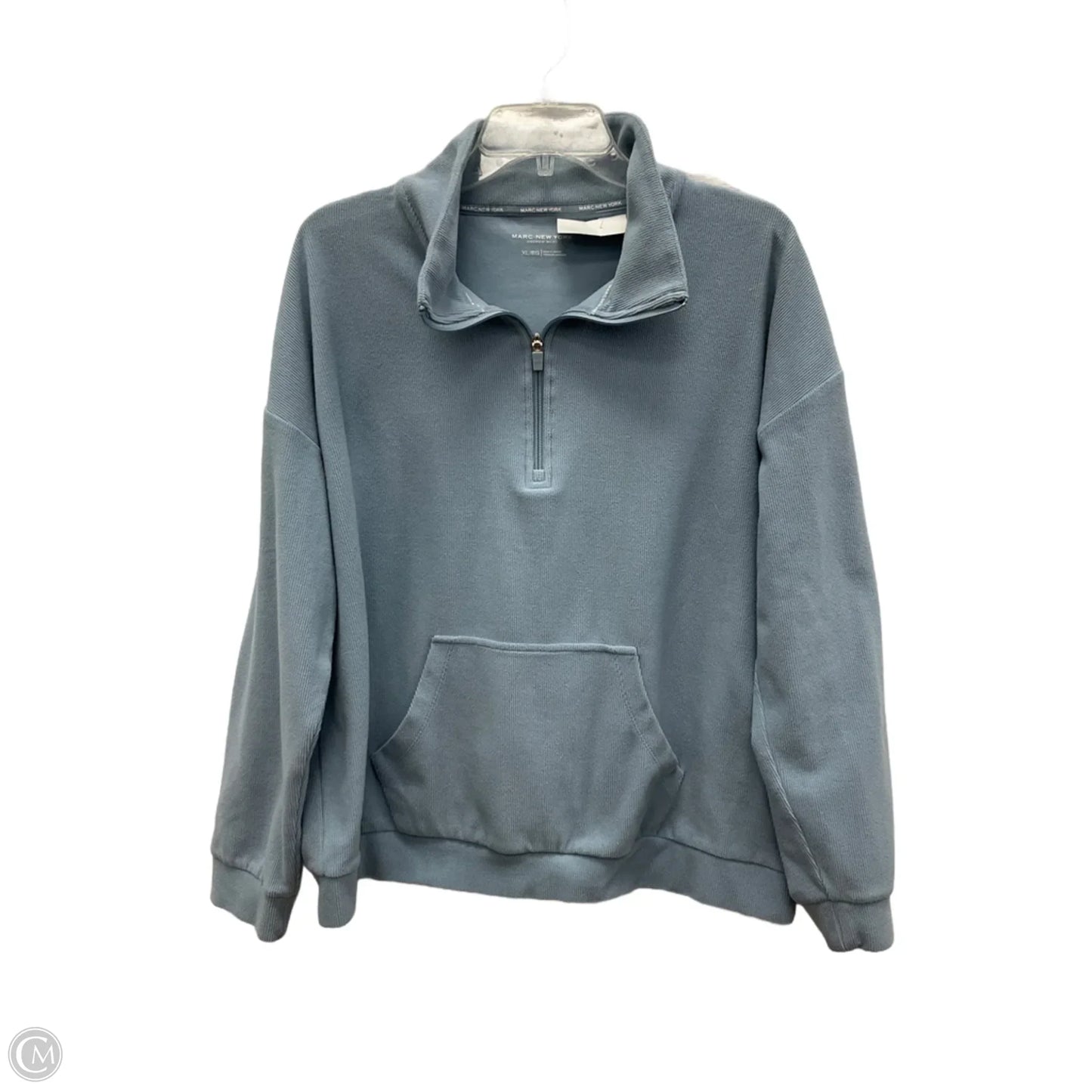 Athletic Jacket By Marc New York In Blue, Size: Xl