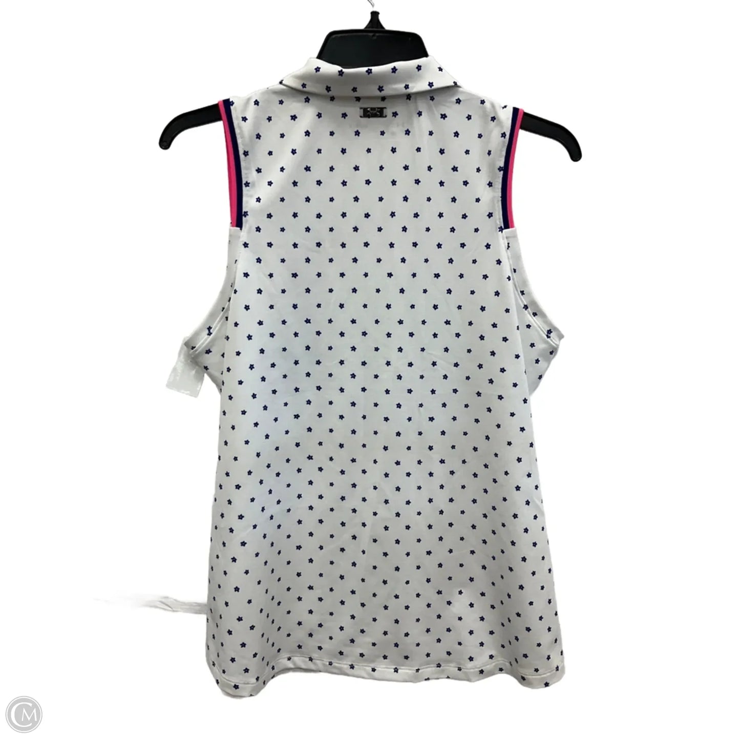 Top Sleeveless By Under Armour In White, Size: L