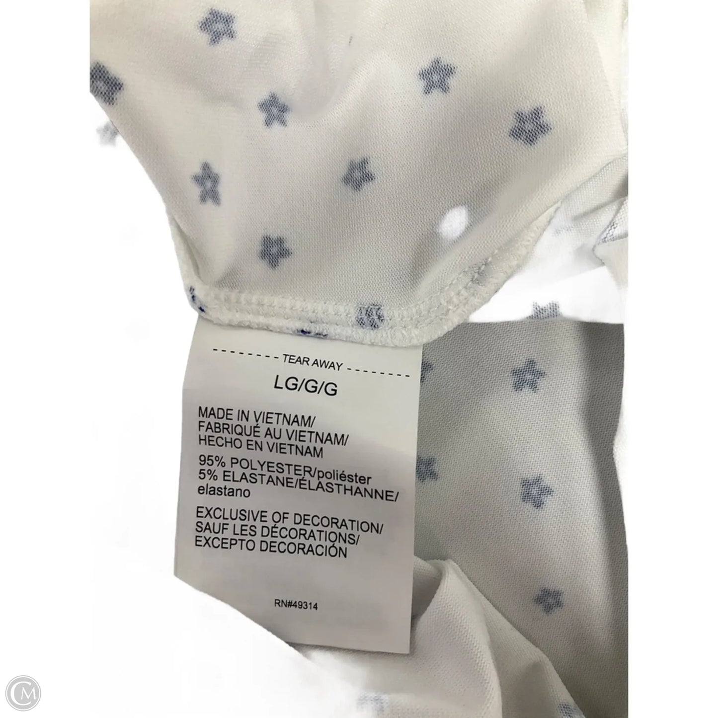 Top Sleeveless By Under Armour In White, Size: L