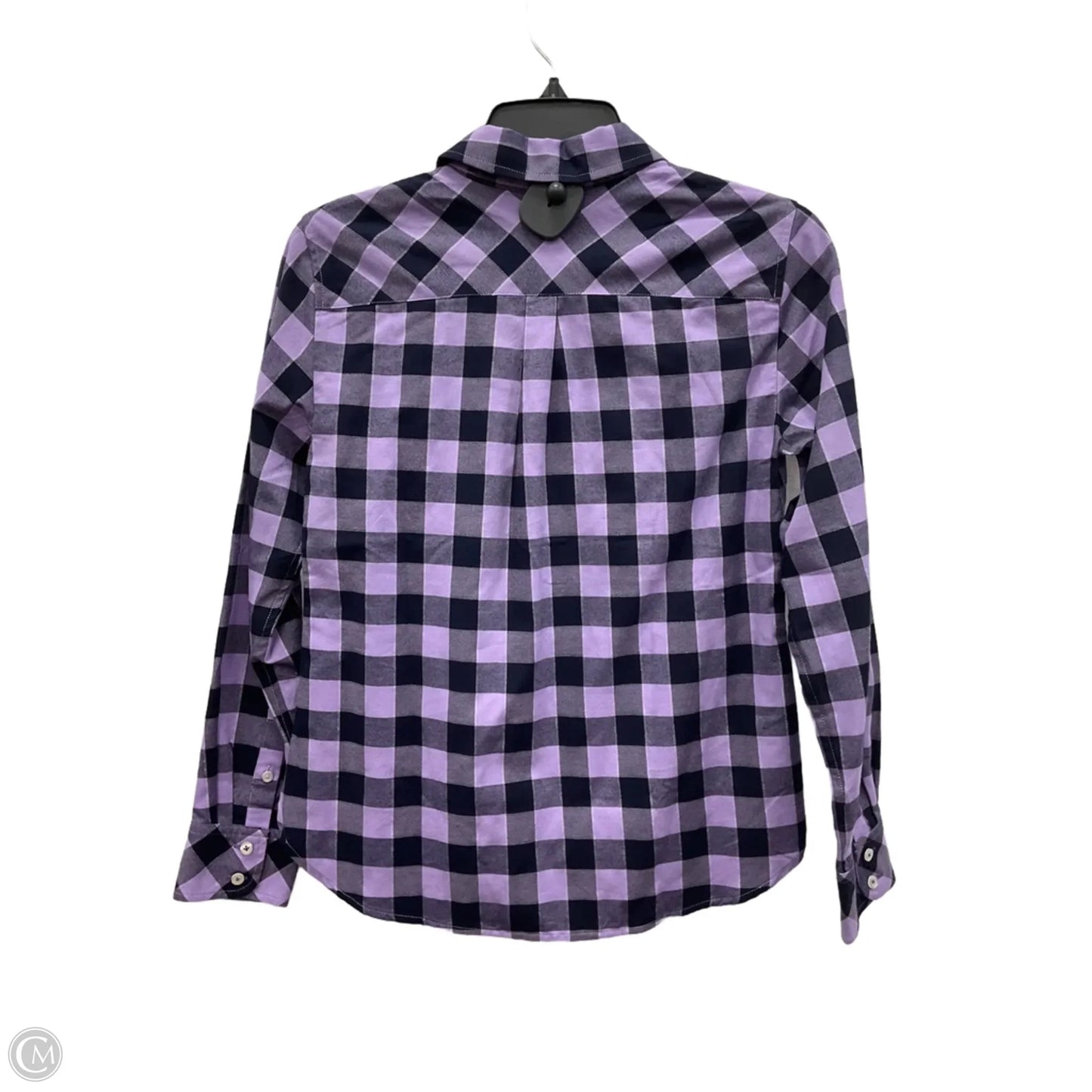 Blouse Long Sleeve By Talbots In Purple, Size: S
