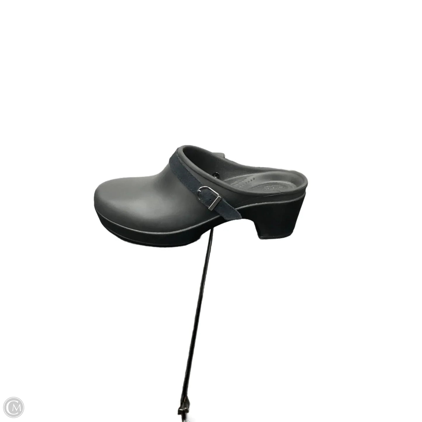 Shoes Heels Block By Crocs In Black, Size: 10