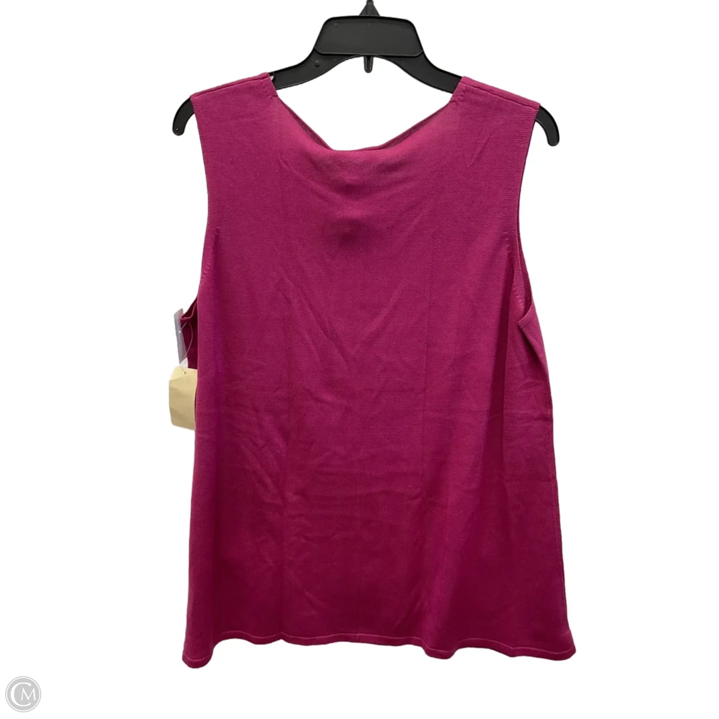 Top Sleeveless By Coldwater Creek In Pink, Size: 1x